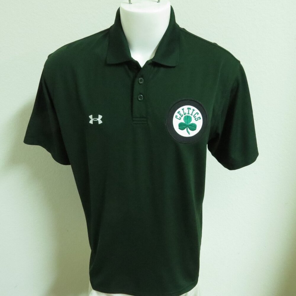Boston Celtics Under Armour Men's Medium Performance Polo Shirt